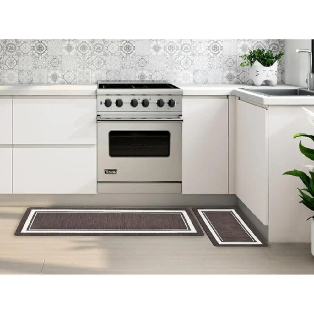New Anti-Fatigue Kitchen Mat Set, Cushioned, Non-Slip, Waterproof, Washable